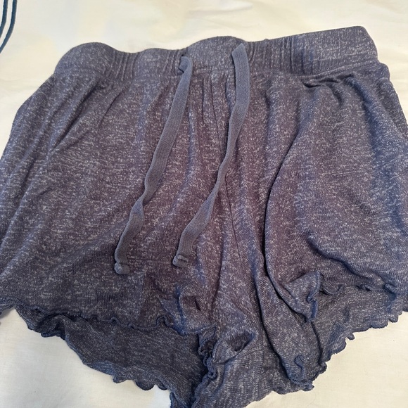 Target Women's Heathered Blue Sleep Shorts - Picture 1 of 2